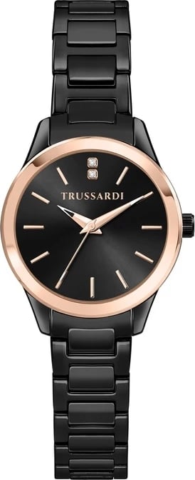 Orë dore TRUSSARDI R2453151518 për femra, e zezë