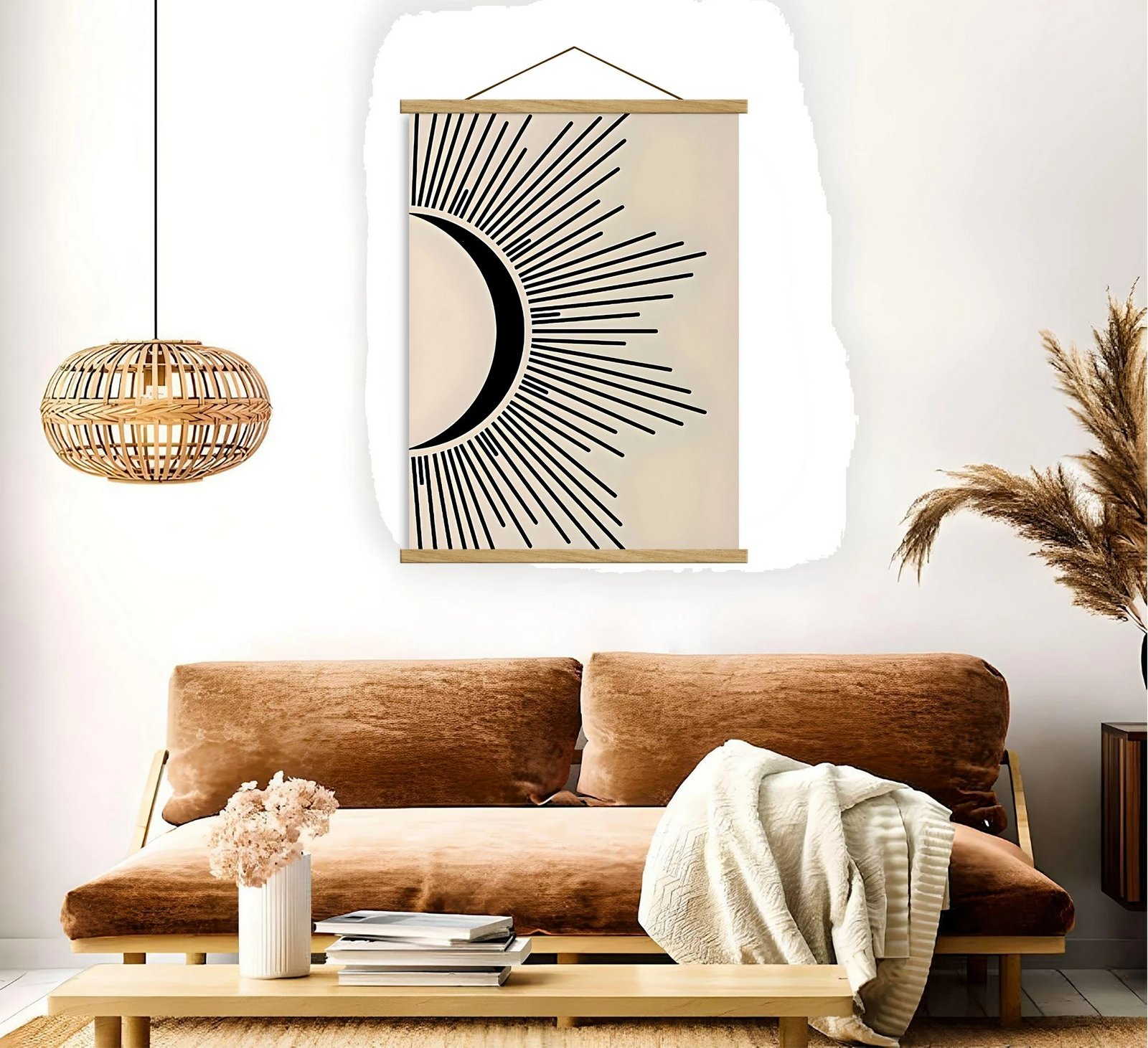 Pikturë dekorative me kornizë, shumëngjyrëshe, MRG09, 50x70cm