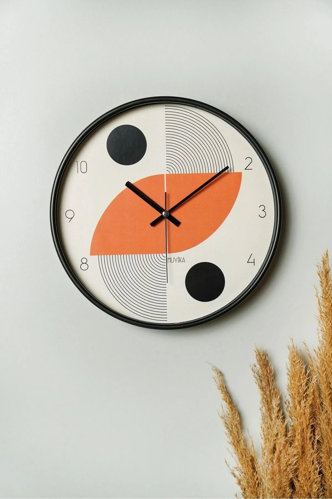 Orë muri dekorative Wallity, Inzbhm, shumëngjyrëshe, 30cm