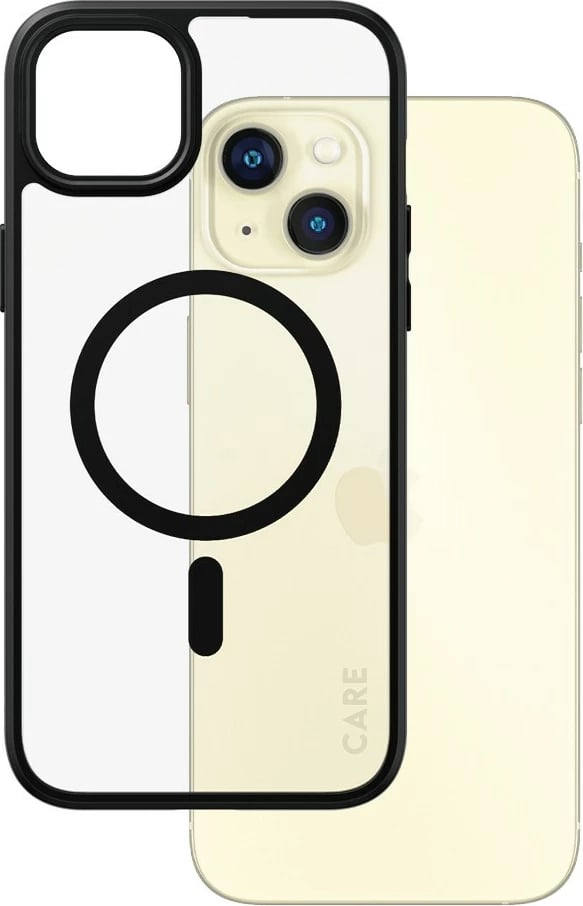 Mbështjellës PanzerGlass CARE Case Flagship MagSafe për iPhone 15 Plus, transparent