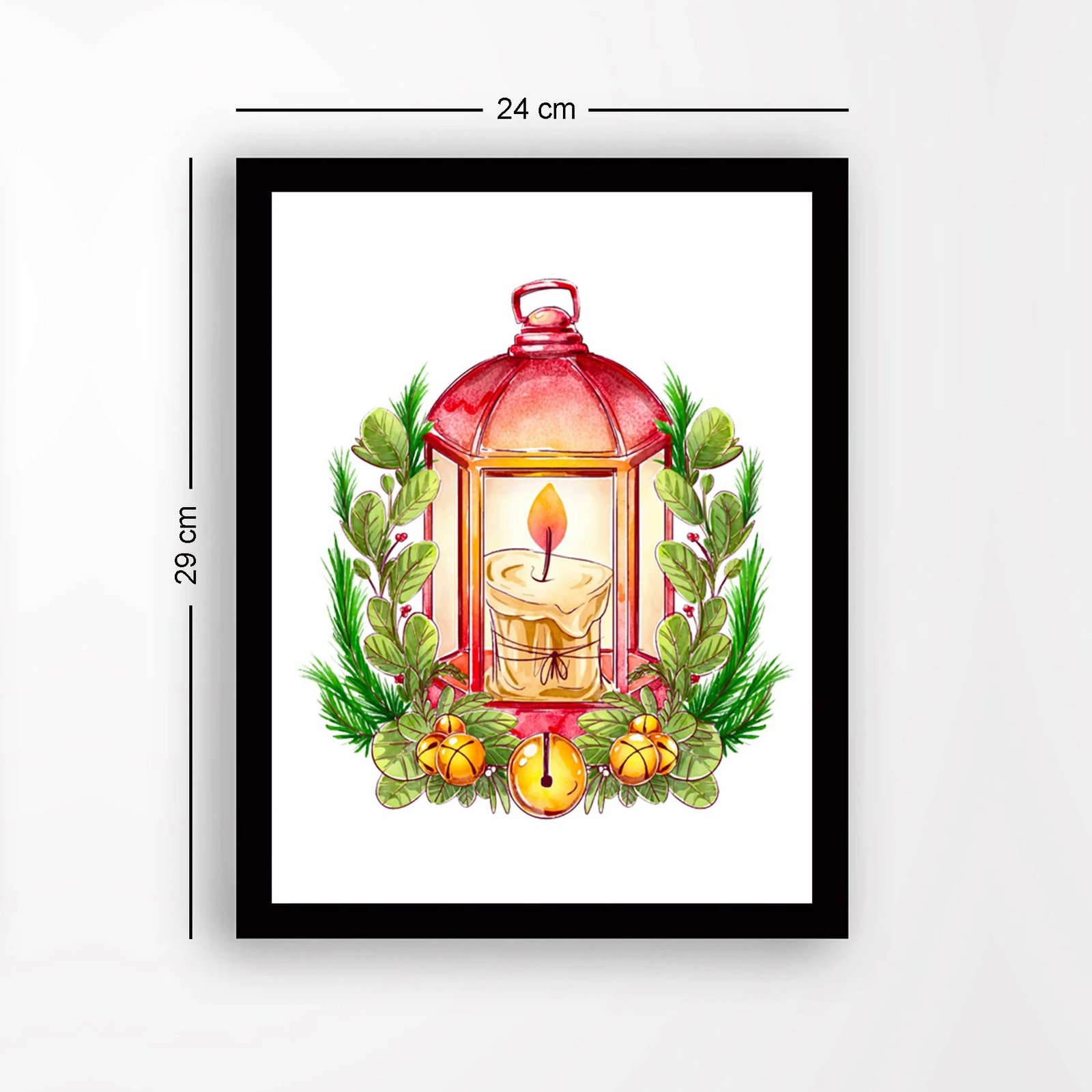 Pikturë dekorative me kornizë MDF, shumëngjyrëshe, Wallity, SC4963114, 24x29cm