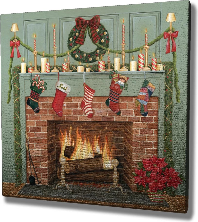 Pikturë dekorative në kanavacë, shumëngjyrëshe, Wallity KC195, 45x45cm