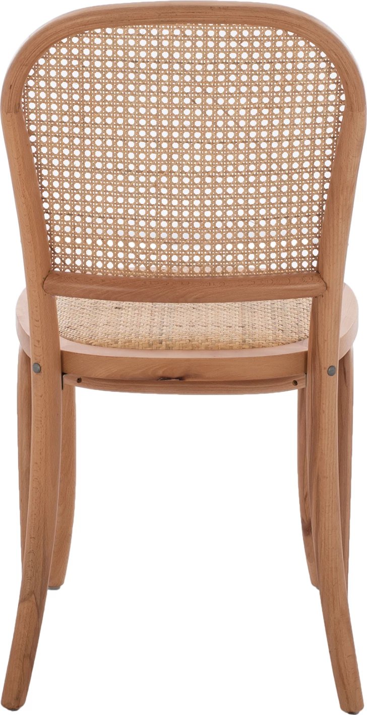 Karrige profesionale SLOAN, dru ahu, shpinë e perforuar, FH8915.21, natyrale, 45x48x88H cm