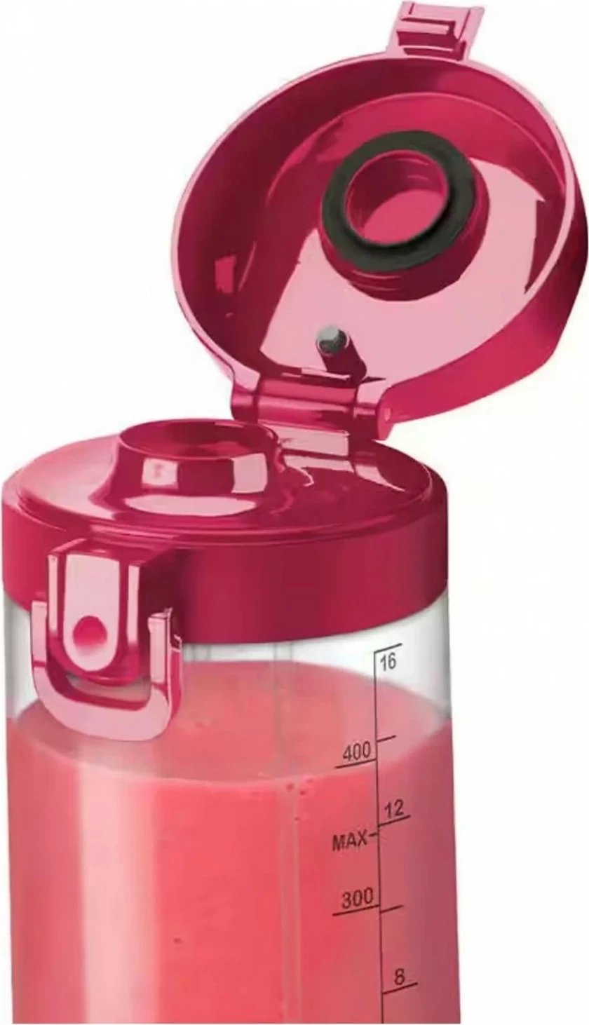Blender portabil NutriBullet Portable, 0.475L, 2000mAh, roz