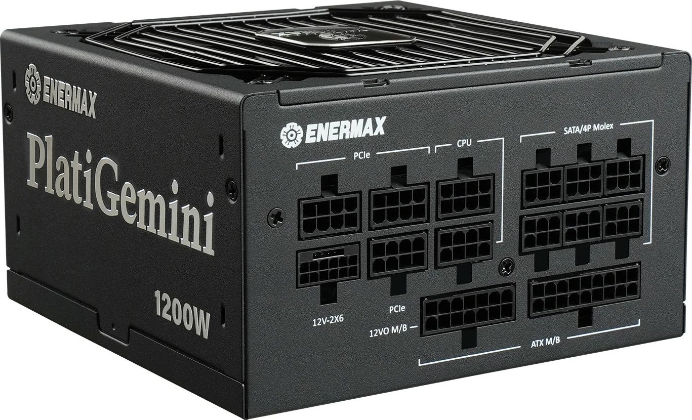 Kasë Enermax PlatiGemini EGN1200P, 1200W, 80 PLUS Platinum, ATX 3.1, full modular, e zezë
