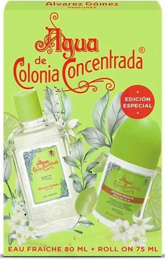 Set Eau de Cologne edhe deodorant roll-on Alvarez Gómez Agua de Colonia Concentrada unisex 80ml + 75ml