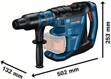 Çekiç elektrik BOSCH GBH 18V-40 C SOLO, 9J, XL-BOXX, Blu