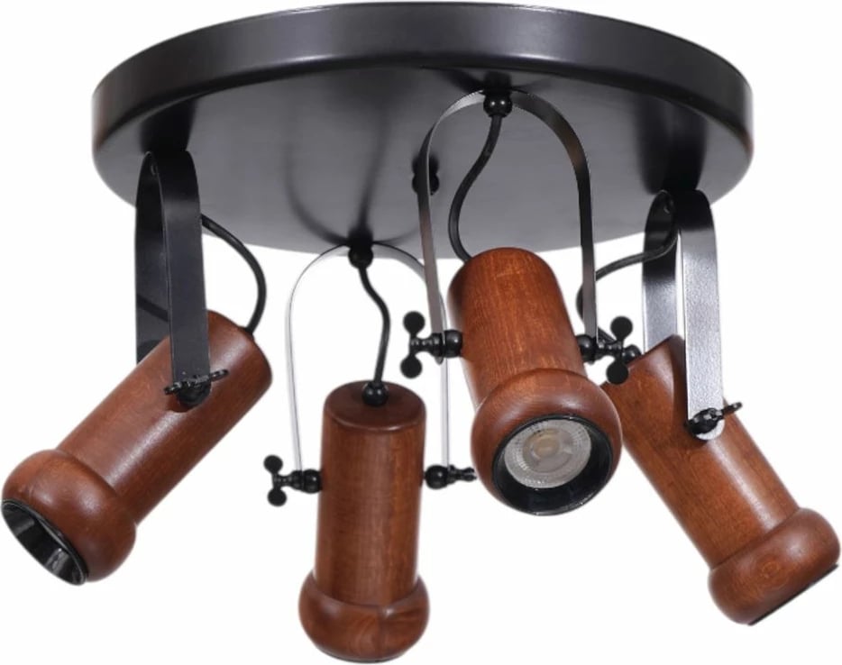 Llambë tavani Opviq, metal dhe dru, 8999-4