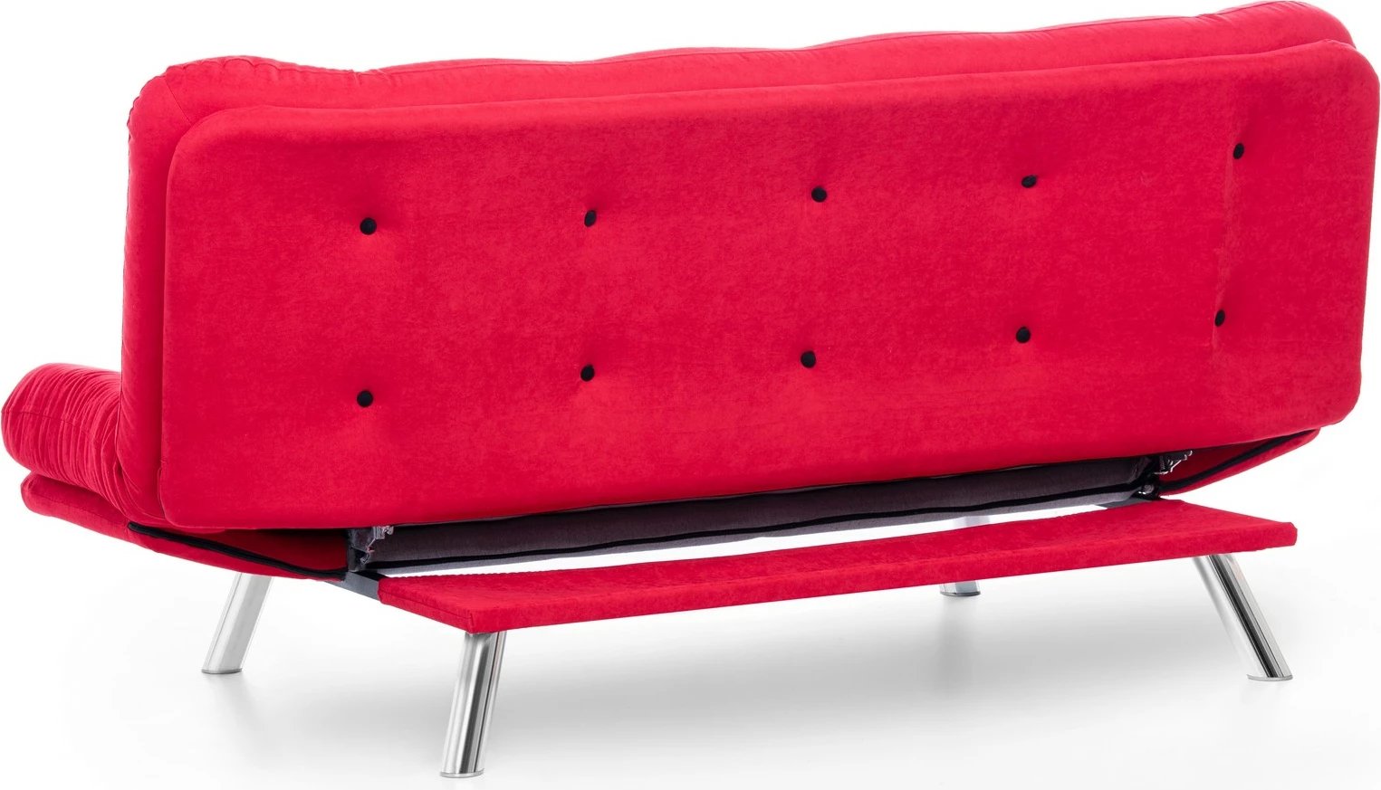 Divan-krevat 3 vendësh, Atelier del Sofa, Misa Sofabed, i kuq