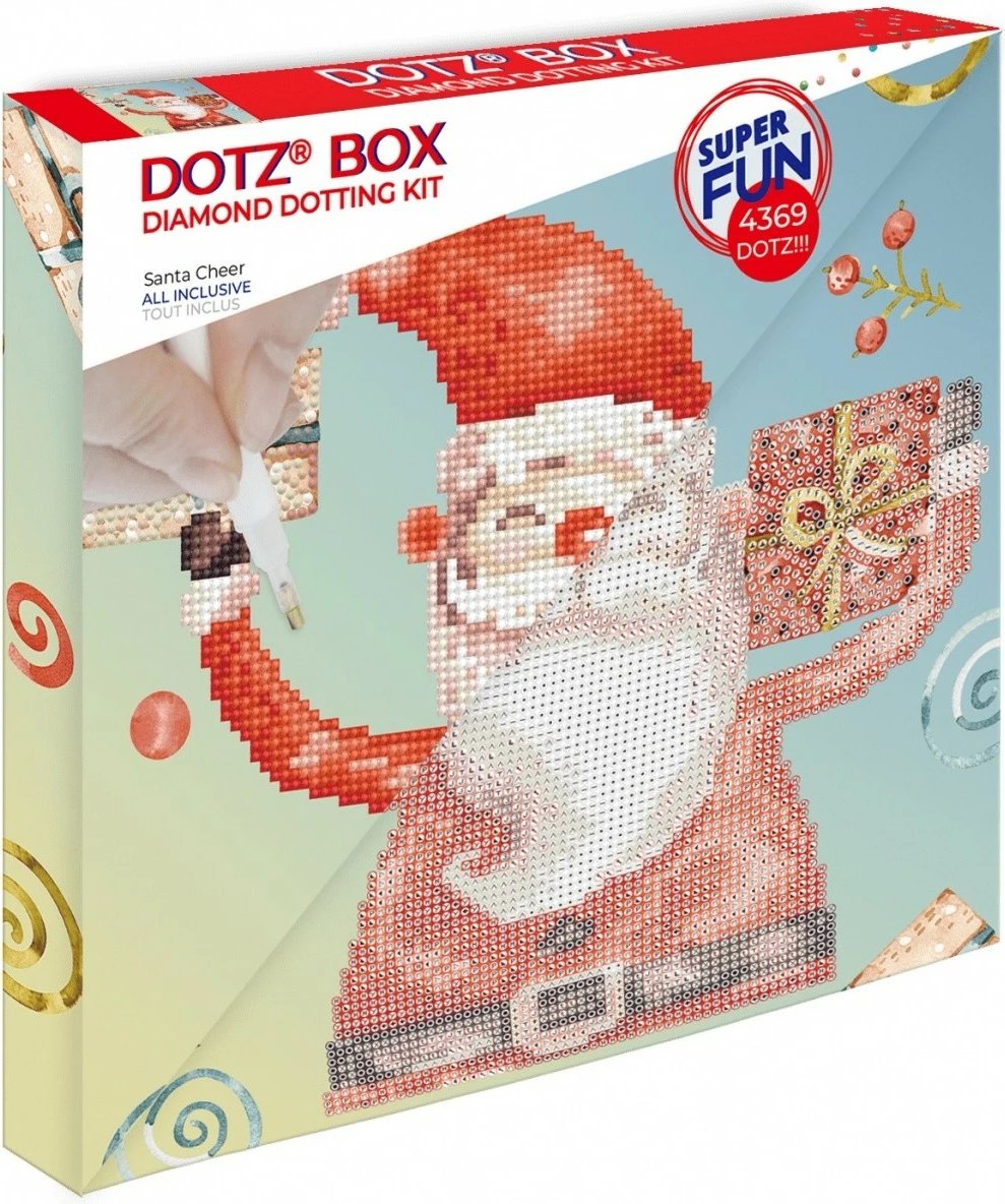 Set mozaiku Diamond Dotz Dante Santa Claus Cheers, shumëngjyrësh