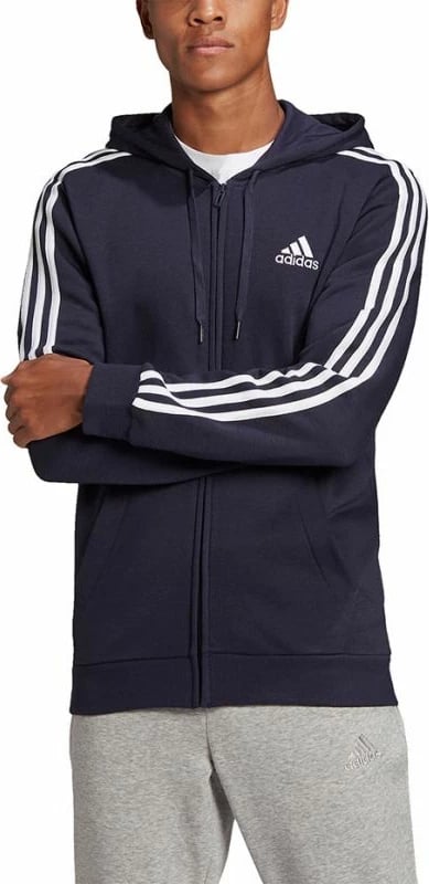 Duks me kapuç adidas për meshkuj, blu marin