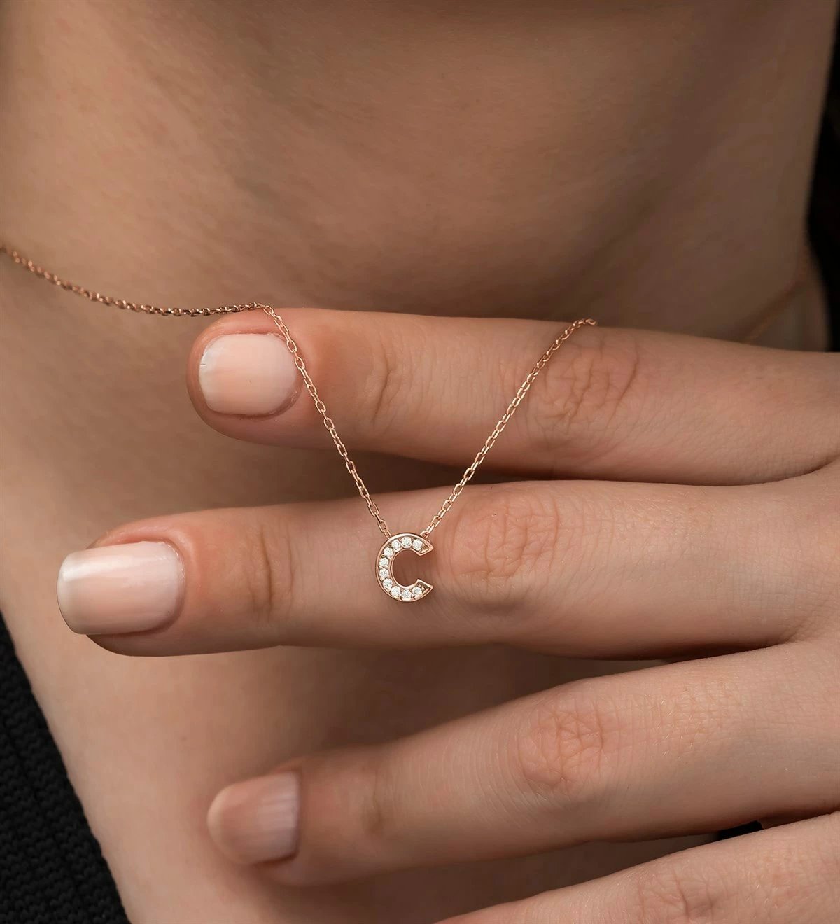 Qafore argjendi Jumeon, rozë gold dhe e bardhë, NRZ1186