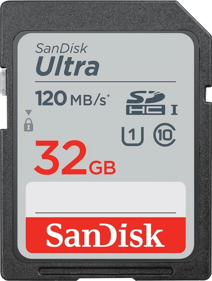 Kartelë memorie Sandisk Ultra 32GB SDHC 120MB/s