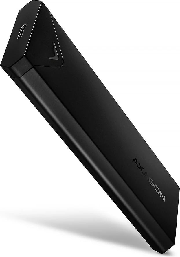 Kasë e jashtme AXAGON EEM2-UB2 për M.2 NVMe SSD, USB-C 3.2 Gen 2, e zezë
