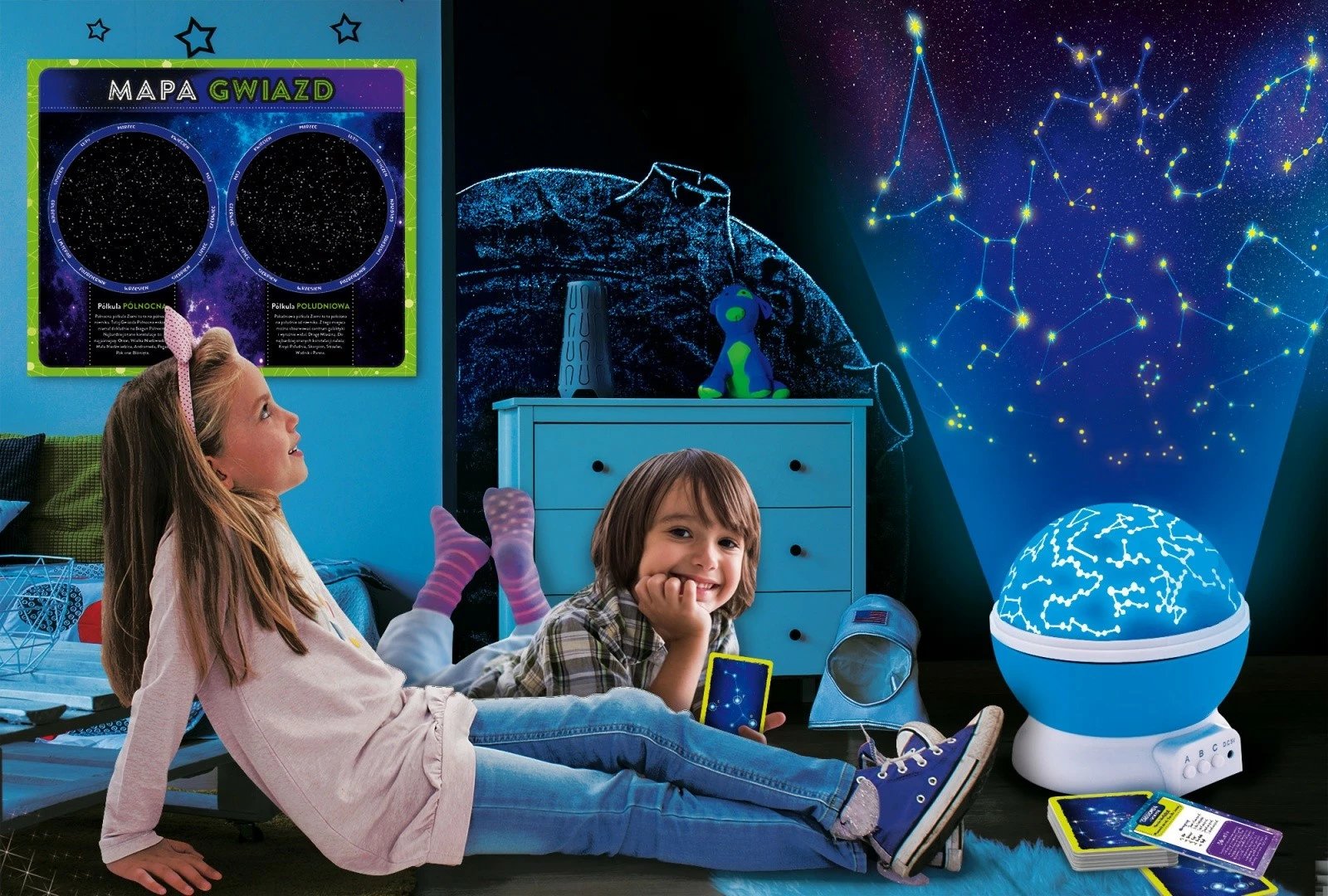 Set shkencor edukativ Lisciani Im a Genius Astronomy Science Kit, për fëmijë