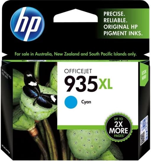 Kasetë boje, HP, 935XL C2P24AE, rendiment i lartë, origjinale, cian