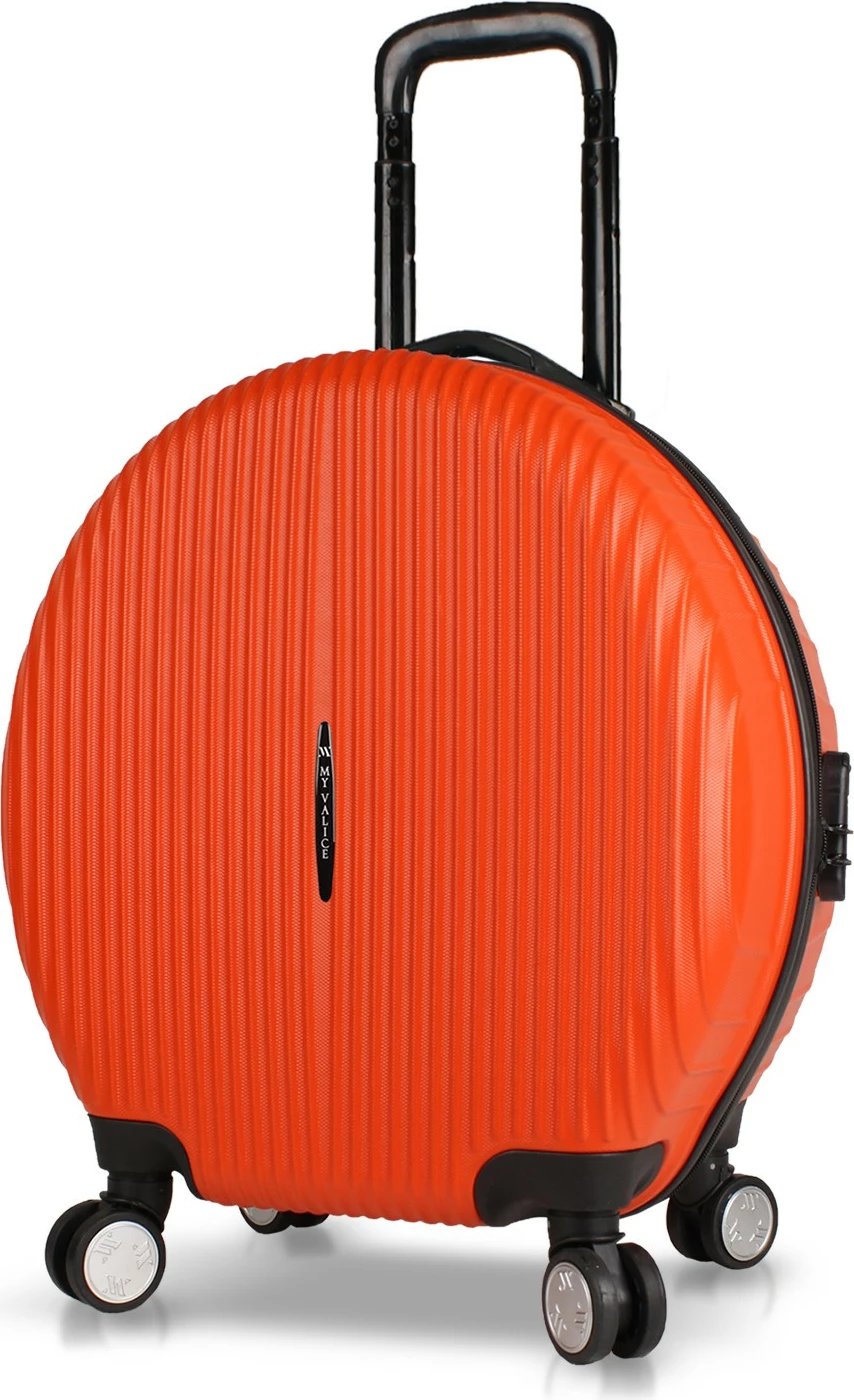 Valixhe udhëtimi, ngjyrë portokalli, Zoozie Bags, 53x43x27 cm