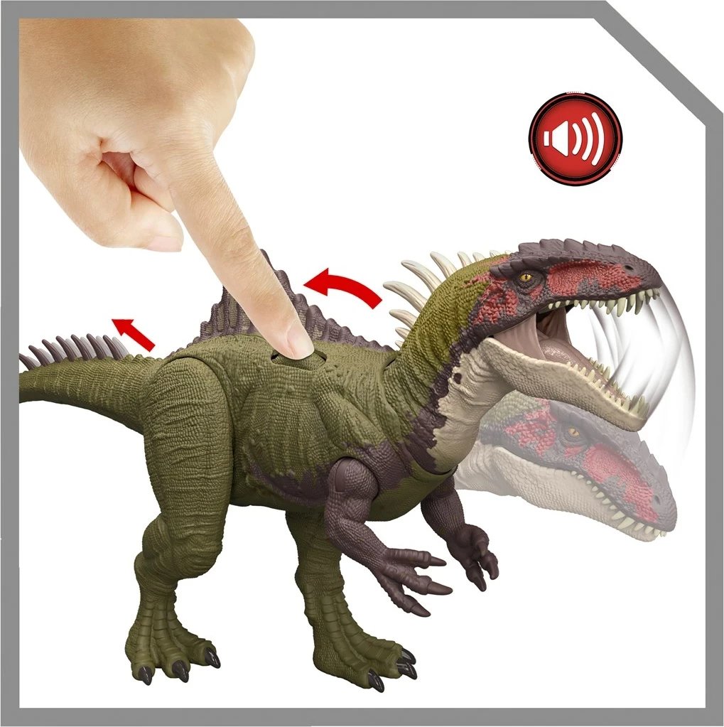 Figurë lodër Jurassic World BATTLE ROARIN' BECKLESPINAX, plastikë, shumëngjyrëshe