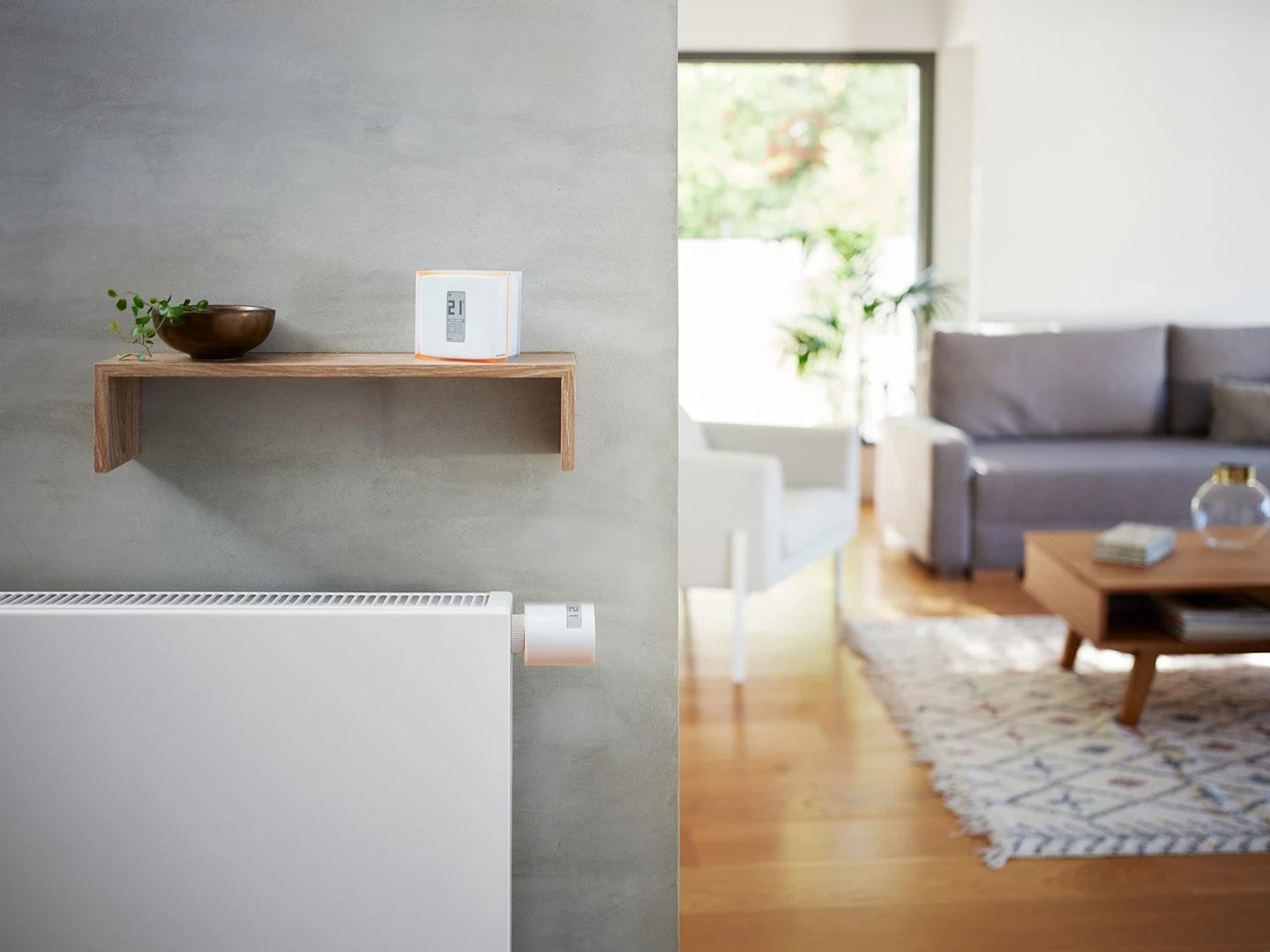 Valvula radiatorësh smart Netatmo Starter Pack, e bardhë