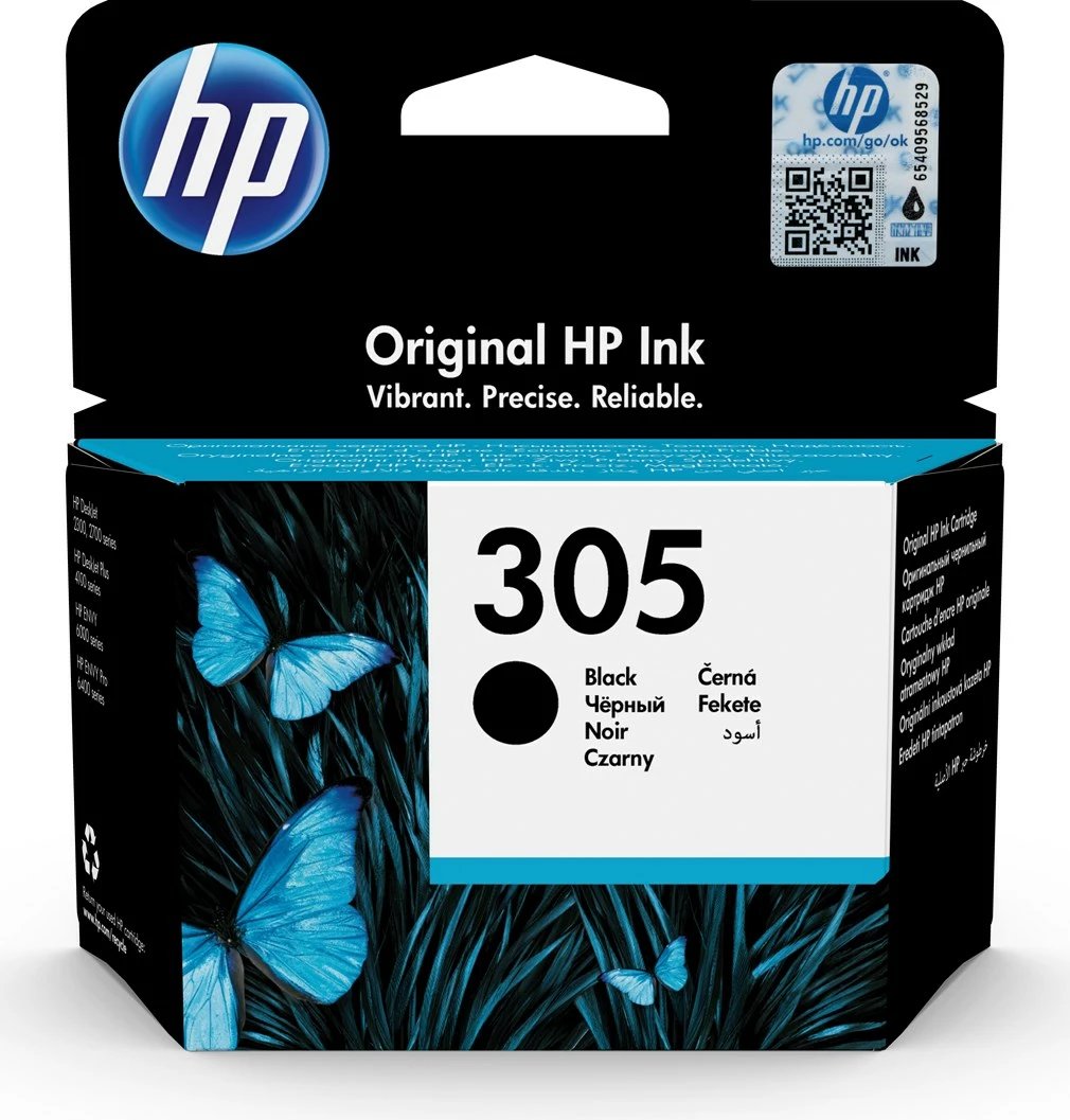 Ngjyrë për printer HP 305 Ink Cartridge, 1 copë, e zezë 
