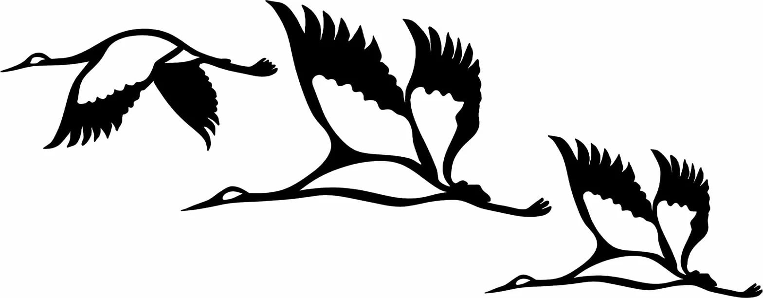 Aksesor dekorativ metalik për mur, Wallity, lejlekë, 287