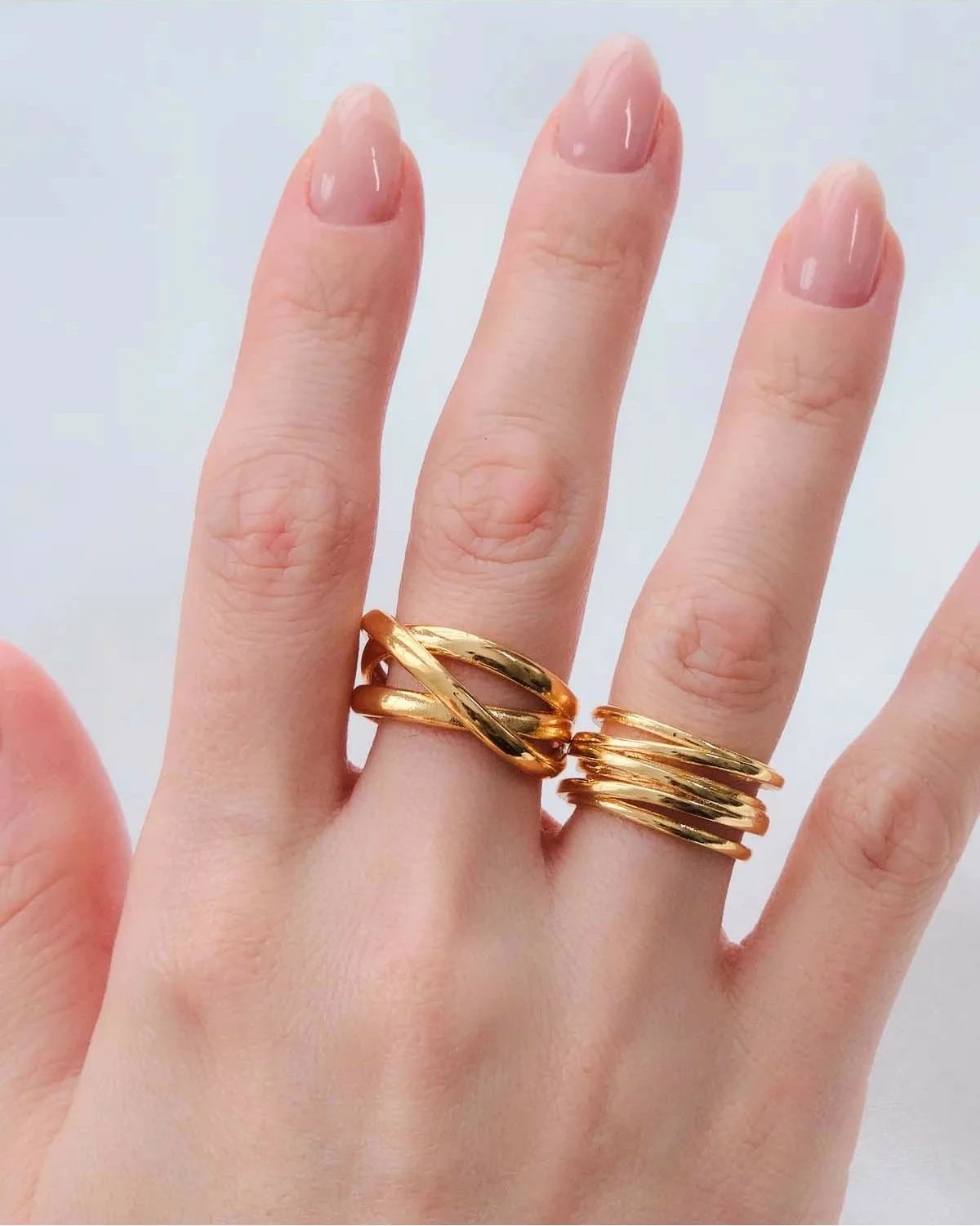 Unazë ngjyrë ari me gur zirkoni, Jumeon, Gld-2Srmcprz