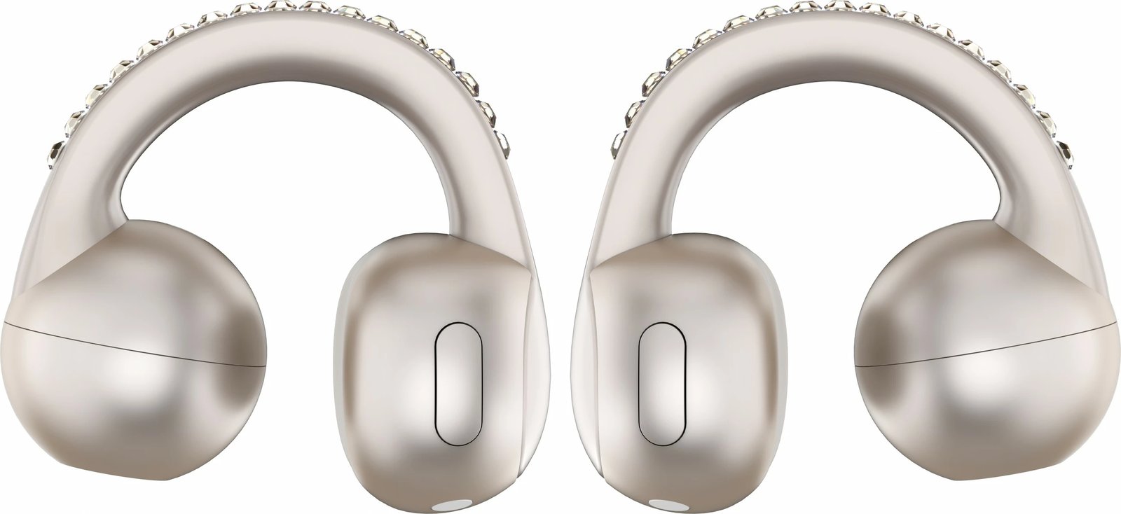Kufje Motorola Moto Buds Loop by Swarovski, wireless, ANC, Dolby Atmos, beige