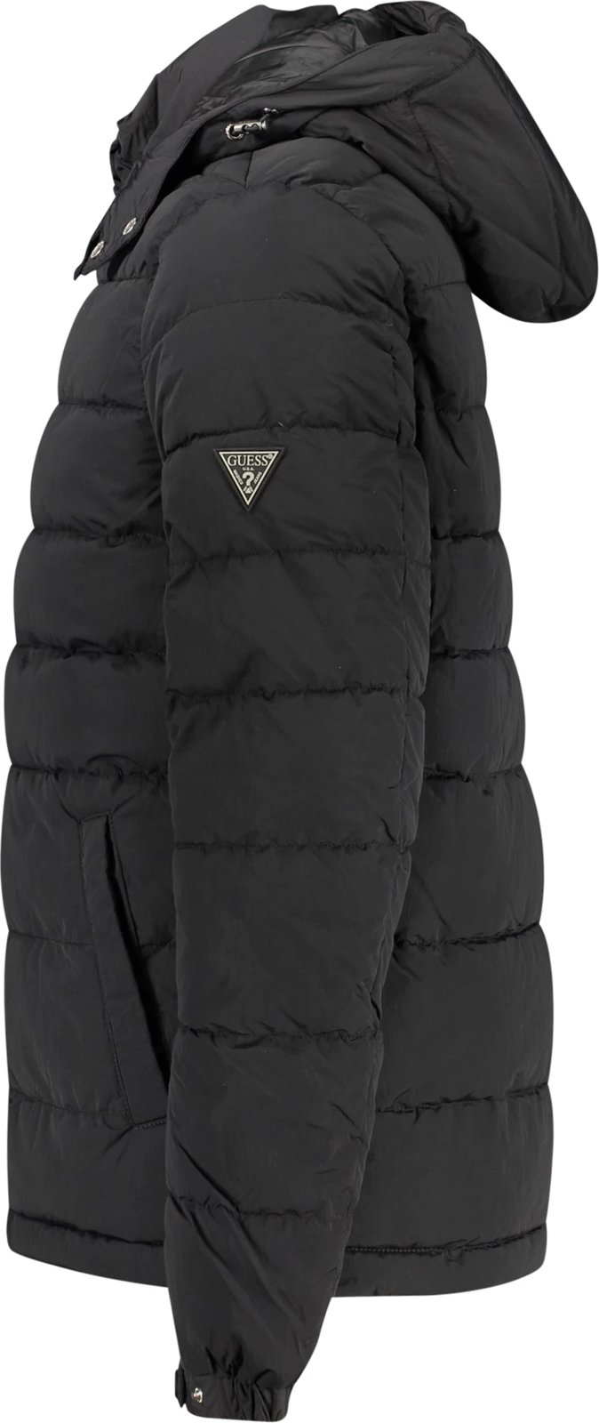 Jakne për meshkuj GUESS JEANS, e zezë