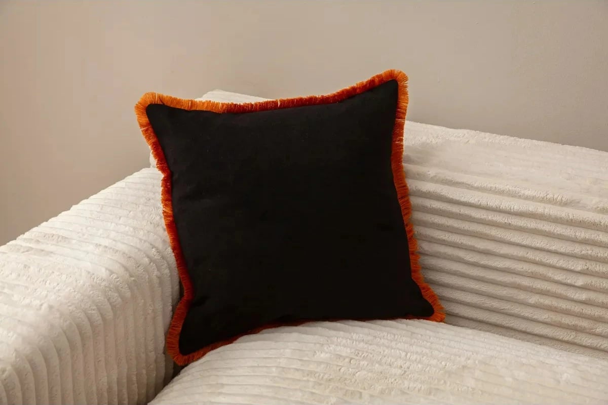 Jastëk mbulesë, ngjyrë e zezë, Evila Originals, 43x43cm