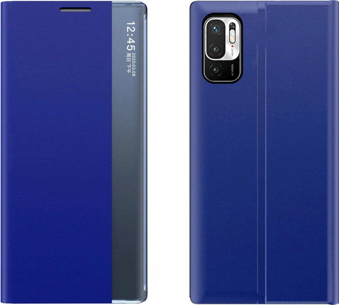 Mbështjellës Hurtel Sleep Case Flip Cover për Xiaomi Redmi Note 11 Pro / 11 Pro 5G, kaltër
