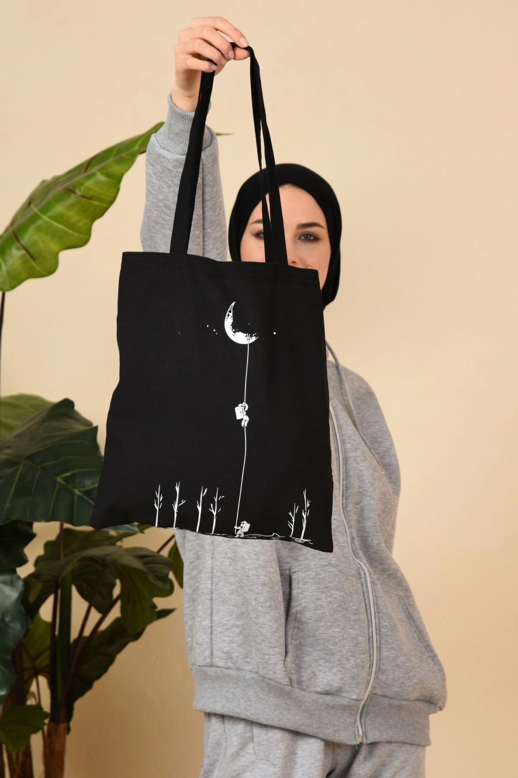 Çantë tote Pauldavis, ngjyrë e zezë, Zoozie Bags, 35x40cm