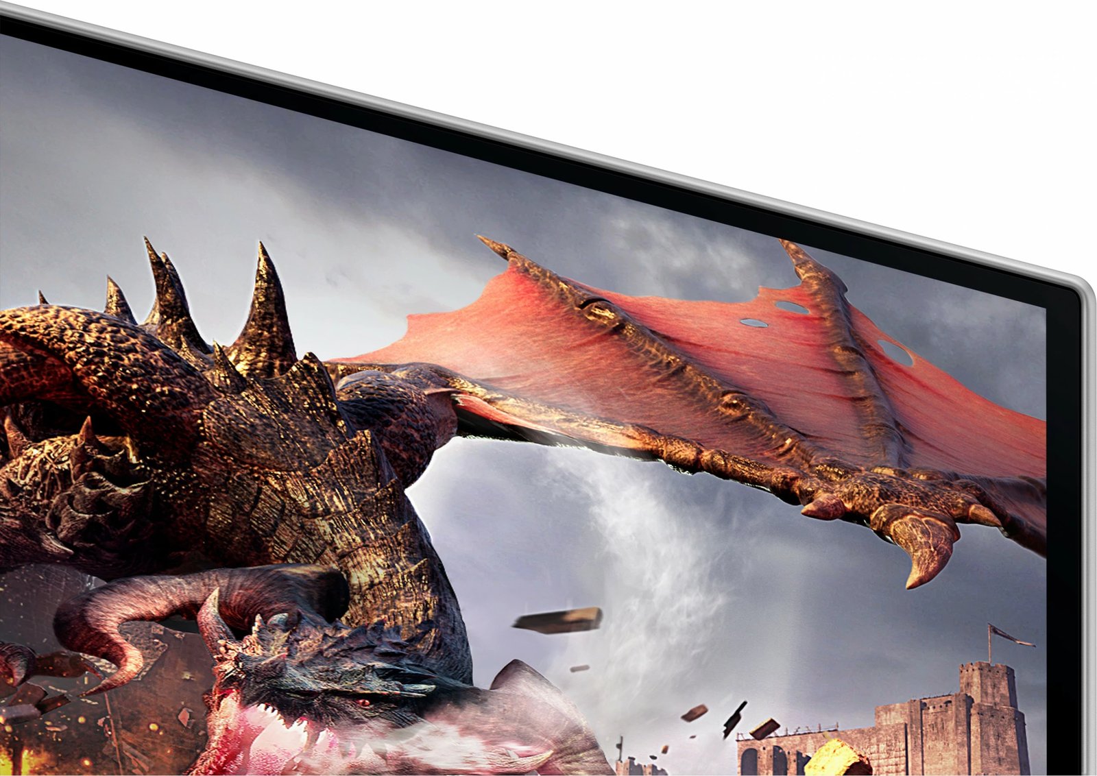Monitor Samsung G80SD, 32", 4K Ultra HD, OLED, Silver