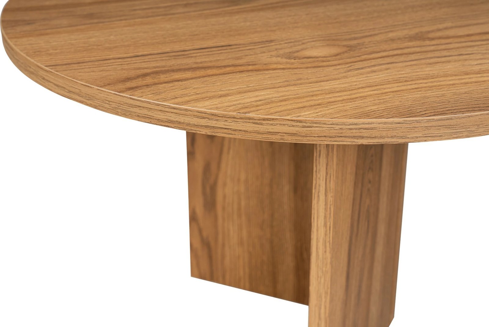 Tavolinë kafeje Nordure, ovale, ngjyrë lute