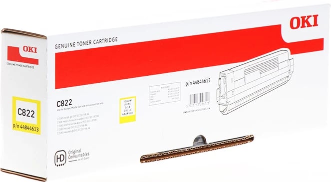 Toner, OKI 44844613, rendiment 7300 faqe, e verdhë