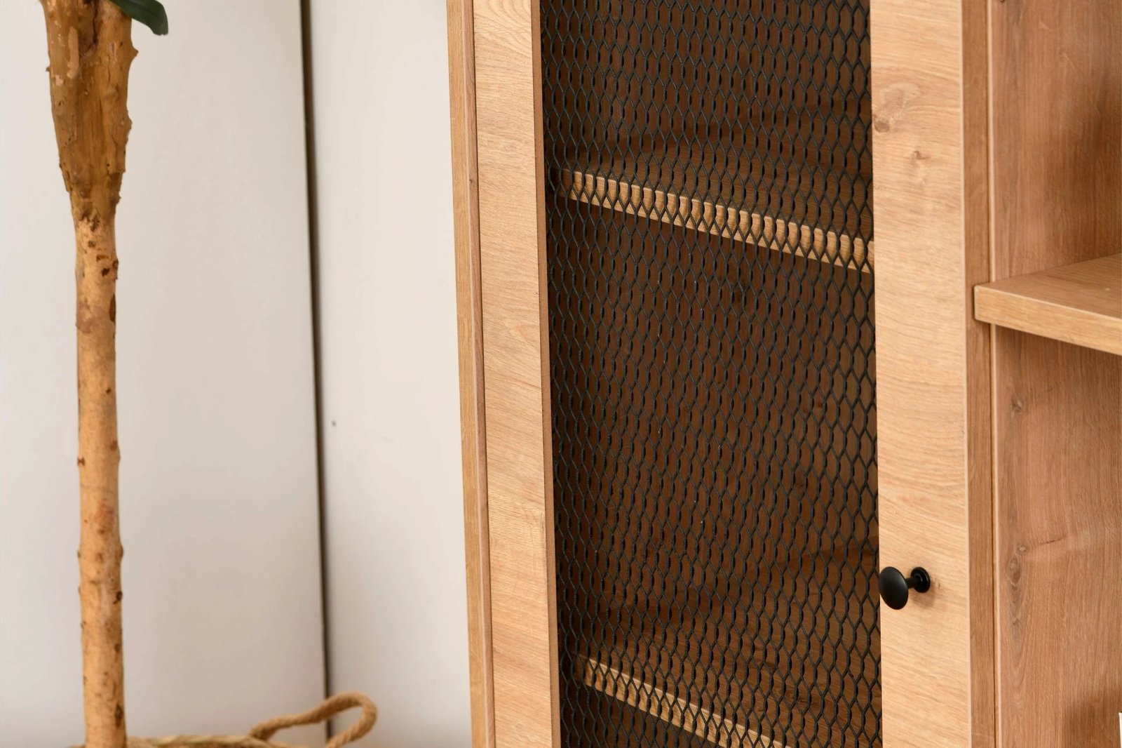 Dollap multifunksional, ngjyrë lisi, Hanah Home, Wire