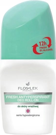 Deodorant Roll-On për femra Floslek Fresh Antiperspirant për lëkurë të ndjeshme, 50ml
