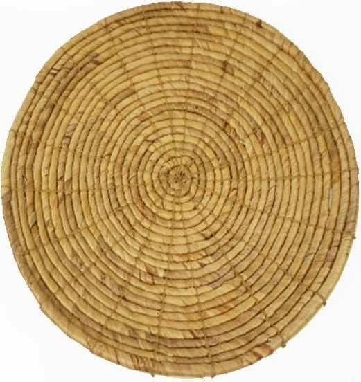 Dekor Muror Rattan nextdeco Ø43xH6cm, Ngjyrë Natyrale