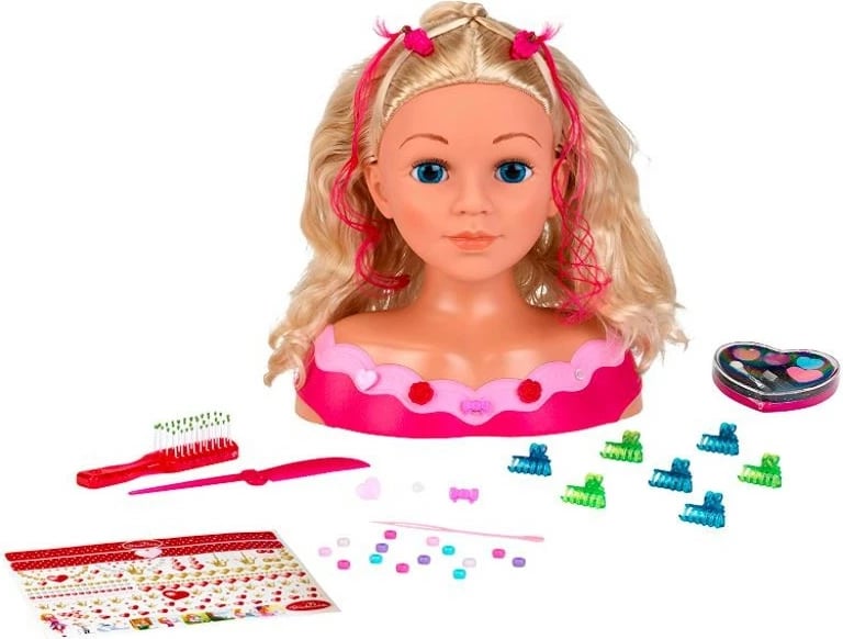 Kokë stilimi Klein Princess Coralie me aksesorë, për vajza, set lodër