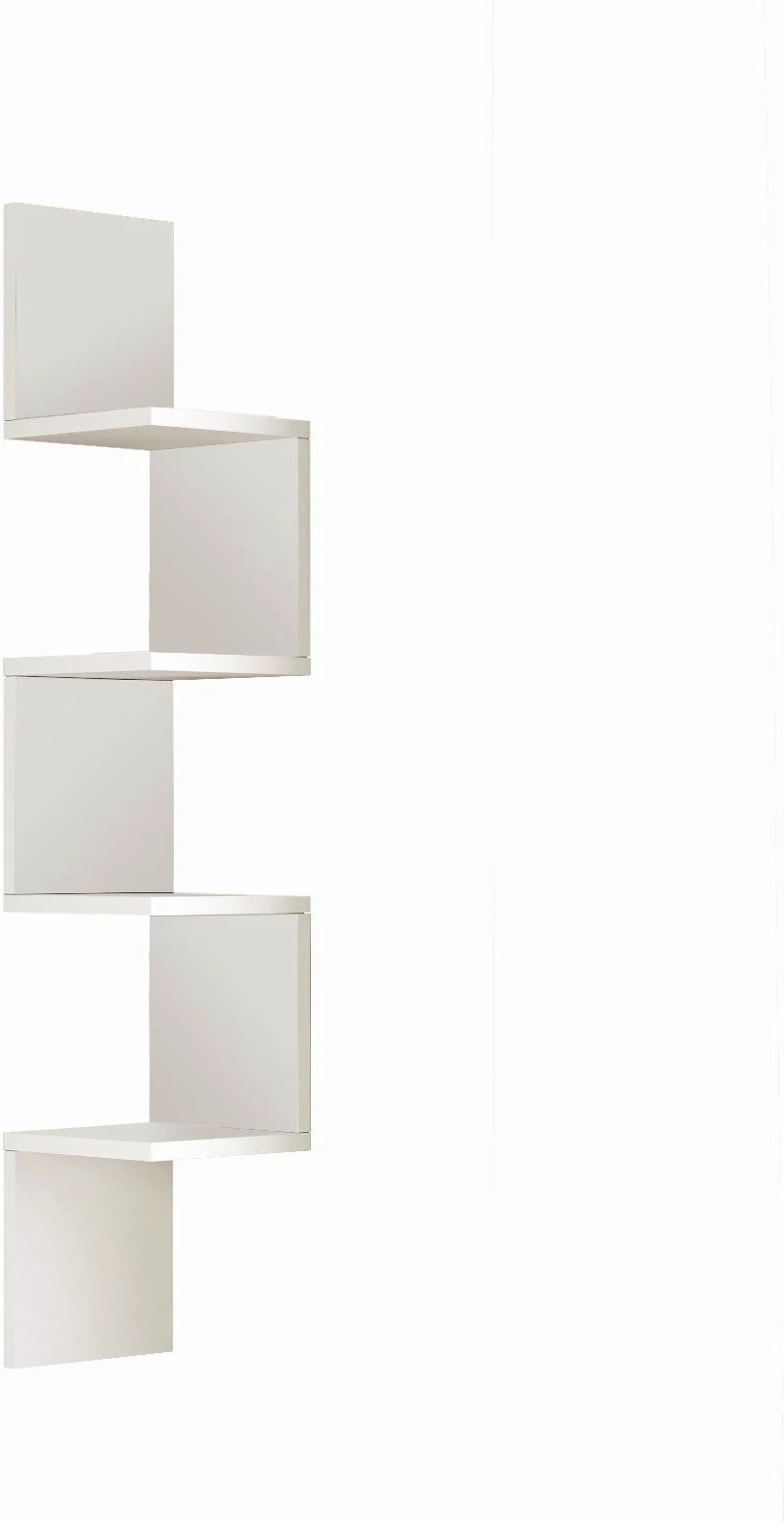 Raft muri Skye Decor, i bardhë, Wl9-W