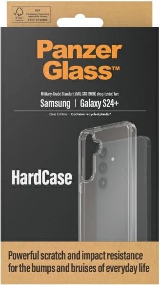 Mbështjellës PanzerGlass HardCase për Samsung Galaxy S24+, Transparent