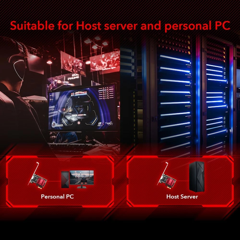 Kartë rrjeti LAN PCIe, Cudy, PE25, 2.5 Gb/s, RTL8125, 1x RJ-45