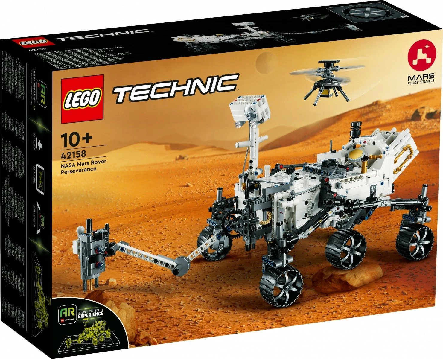 Set ndërtimi LEGO Technic 42158 NASA Mars Rover Perseverance me helikopter Ingenuity, për fëmijë 10+