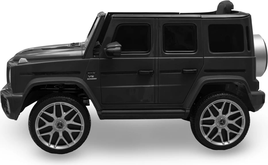 makinë elektrike për fëmijë, Baby Mix, Mercedes-Benz G63 AMG, 12V 4.5Ah, 2x30W, telekomandë 2.4G, USB Bluetooth radio, e zezë