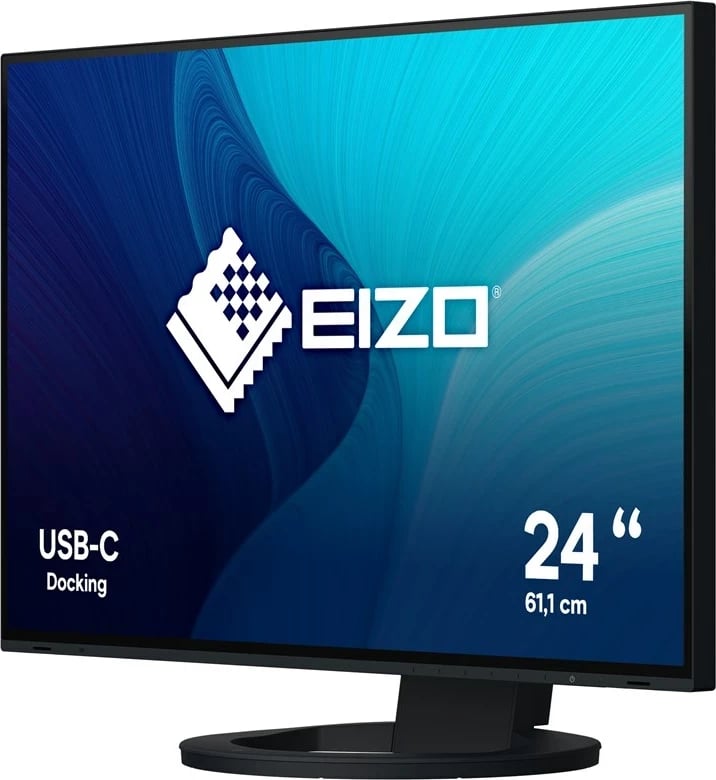 Monitor EIZO FlexScan EV2485-BK, 24.1", WUXGA, LED, USB-C, i zi