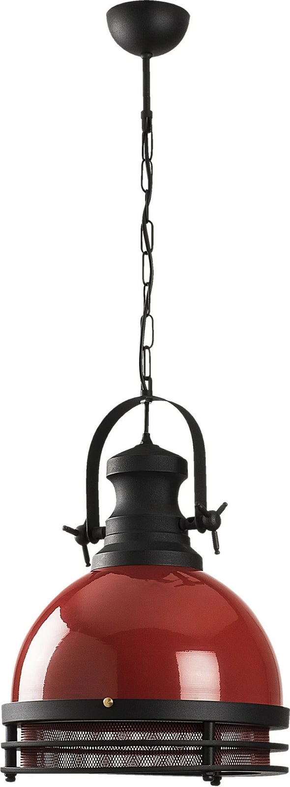 Llambë tavani moderne Opviq, e kuqe dhe e zezë, Sağlam - 3762