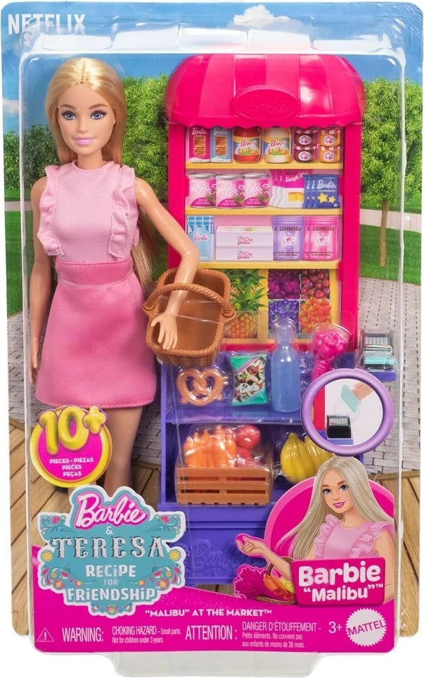 Kukull Barbie MATTEL 560481, set me aksesorë, shumëngjyrëshe