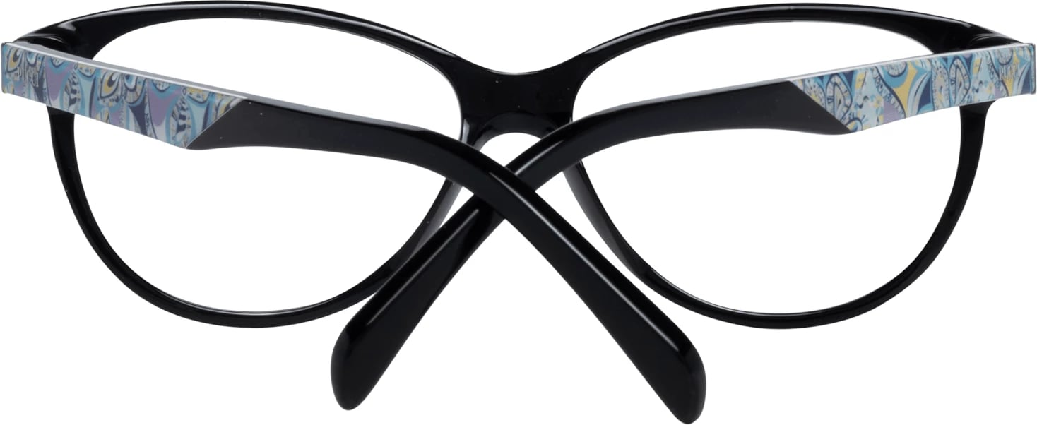 Korniza optike për femra Emilio Pucci, e zezë