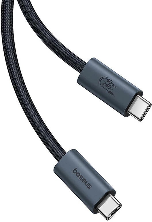 Kabllo USB-C në USB-C Baseus Flash 2, 1m, 240W, e zezë Kabllo USB-C në USB-C Baseus Flash 2, 1m, 240W, e zezë