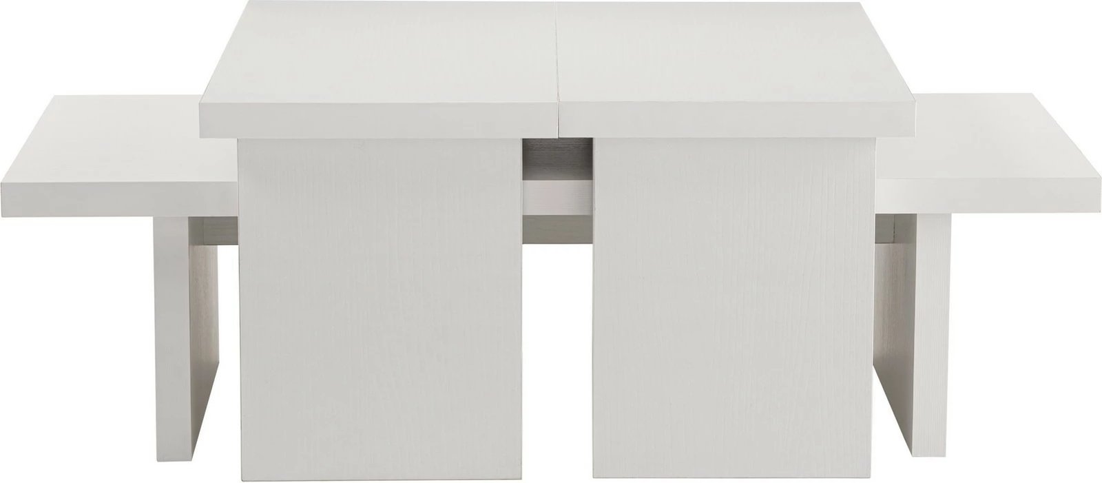 Set tavolinash kafeje Nordure, ngjyrë dru e bardhë, Sanctuary