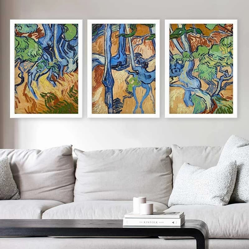 Pikturë dekorative me kornizë (3 copë), Wallity, 3BC_UN3868449_3545